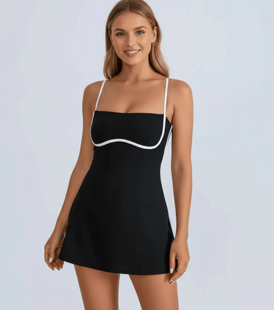 ÉLANCE DRESS - NOIR-Élevé