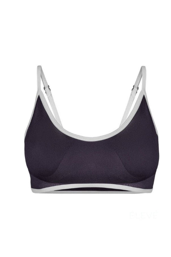 ELEVATED CORE BRA - JET BLACK-Élevé