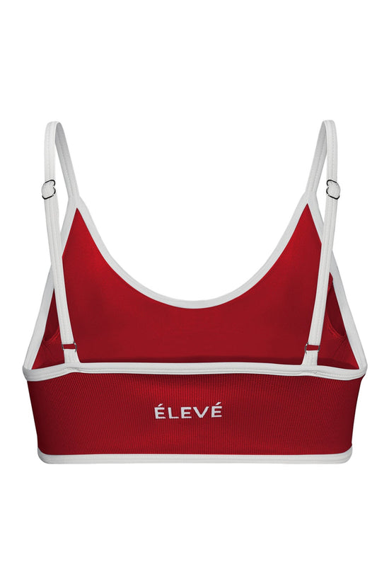 ELEVATED CORE BRA-MERLOT