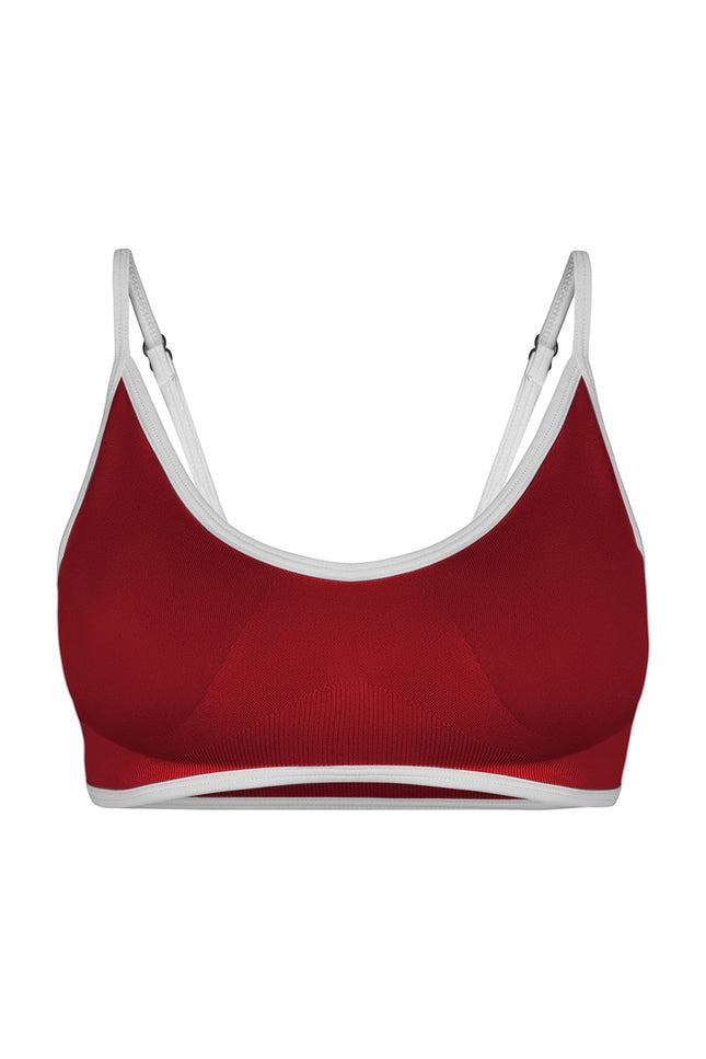 ELEVATED CORE BRA-MERLOT- Élevé