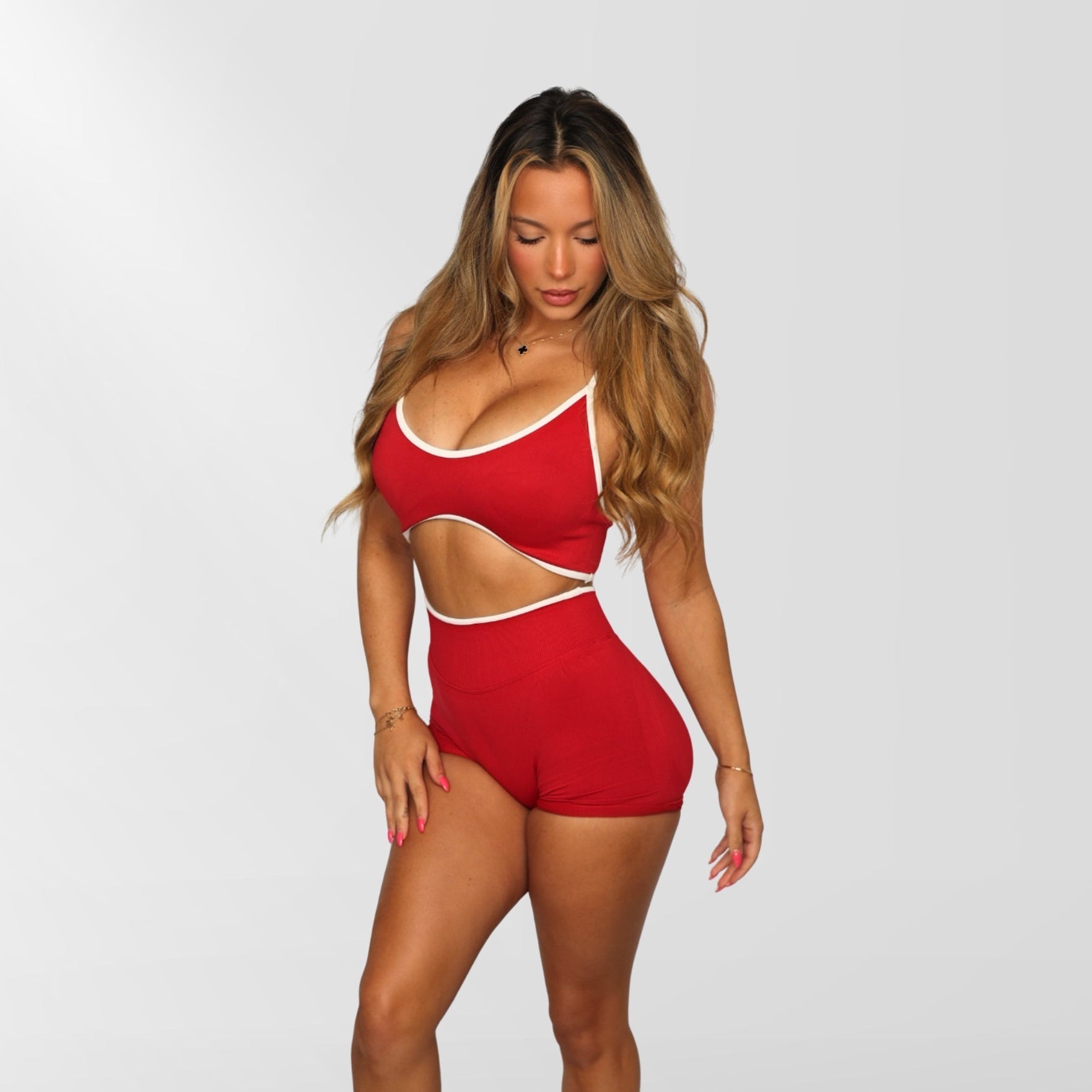 ELEVATED CORE BRA - ELECTRIC CHERRY-Élevé