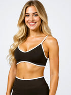 ELEVATED CORE BRA - JET BLACK-Élevé