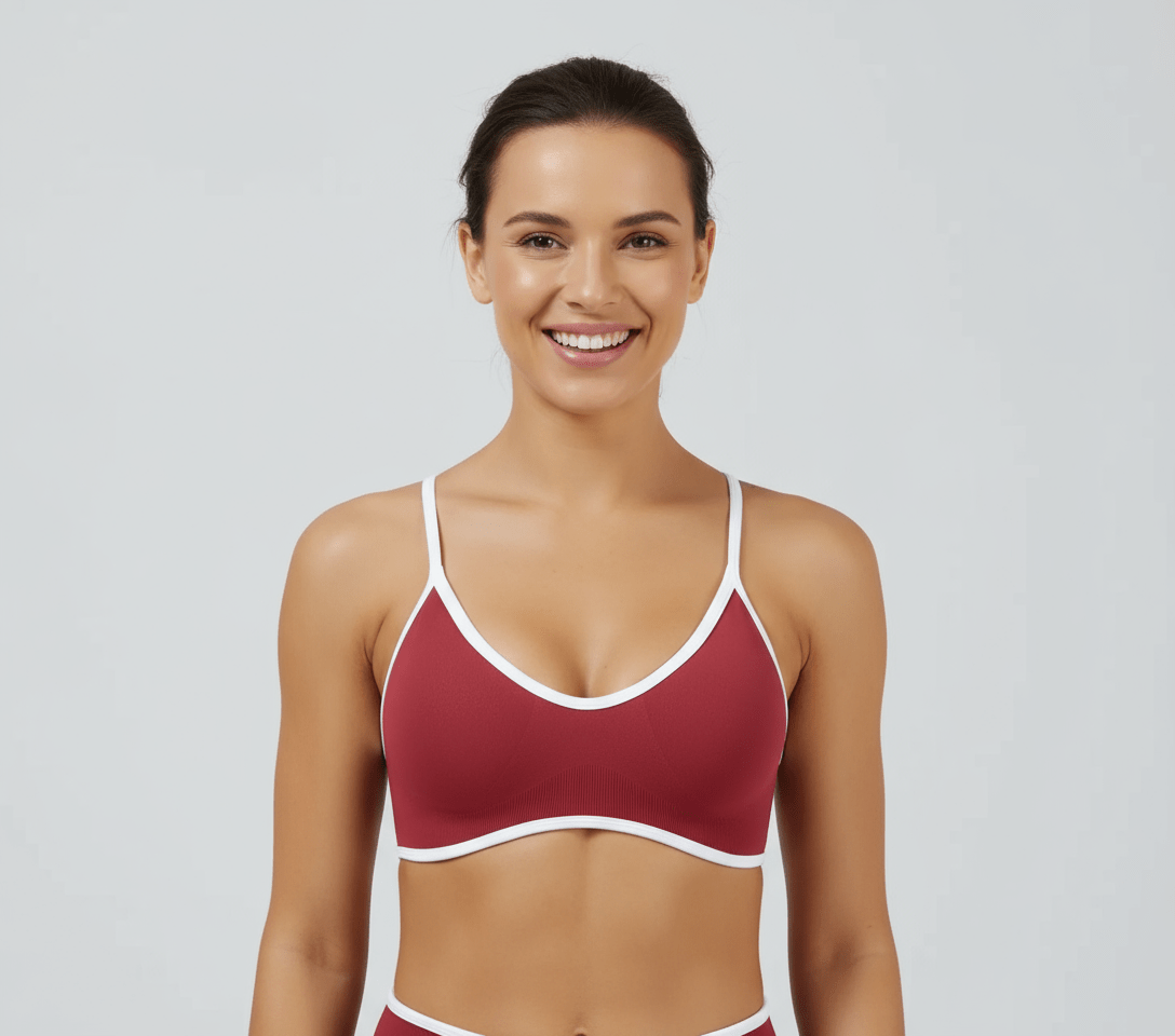 ELEVATED CORE BRA - MERLOT-Élevé
