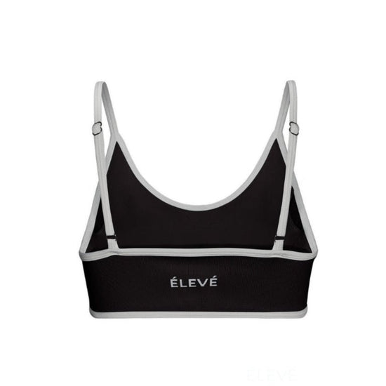 ELEVATED CORE BRA - JET BLACK-Élevé