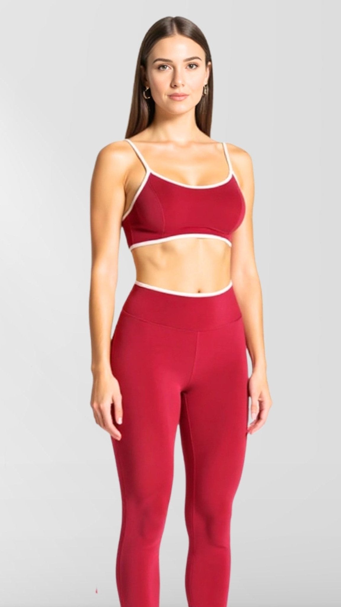 ELEVATED CORE LEGGINGS - Electric Cherry-Élevé