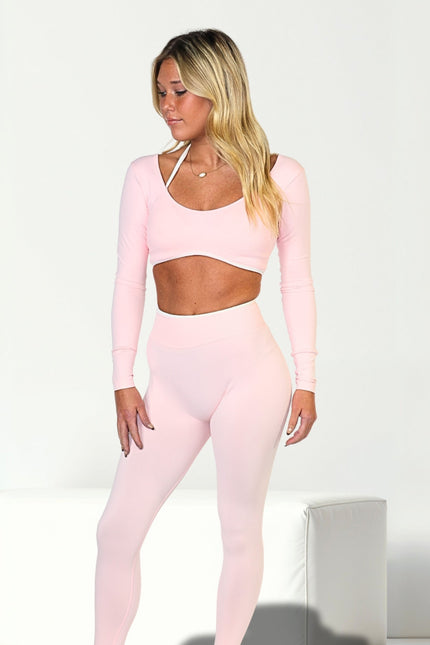 ELEVATED CORE LEGGINGS - SAKURA PINK