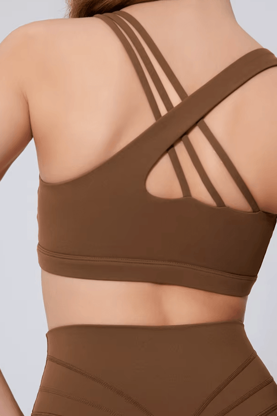 ÉLEVÉ CLOUDFORM SPORTS BRA - Marron Glacé Élevé