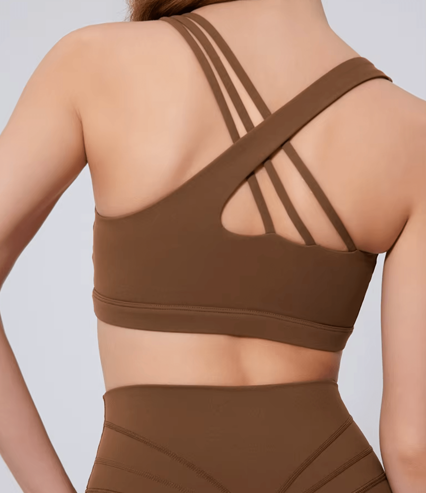 ÉLEVÉ CLOUDFORM SPORTS BRA - Marron Glacé Élevé