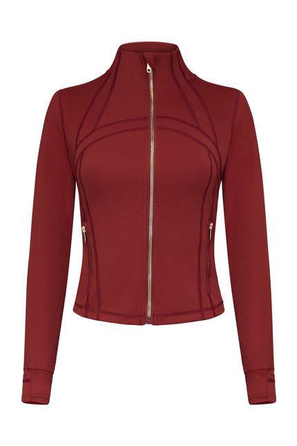 ÉLEVÉ CONTOUR JACKET -MERLOT