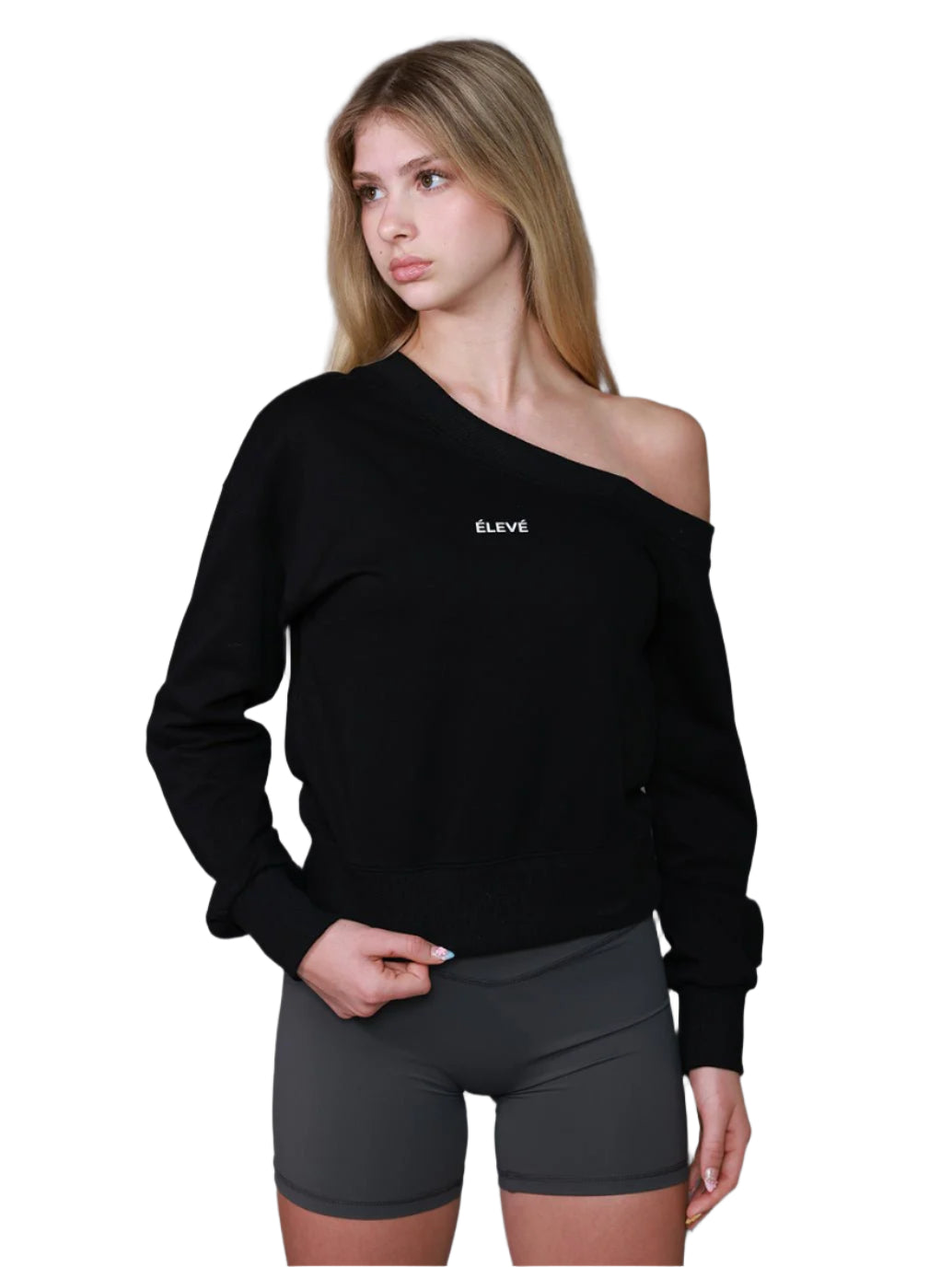 ELLE OFF - SHOULDER TOP NOIR - Élevé