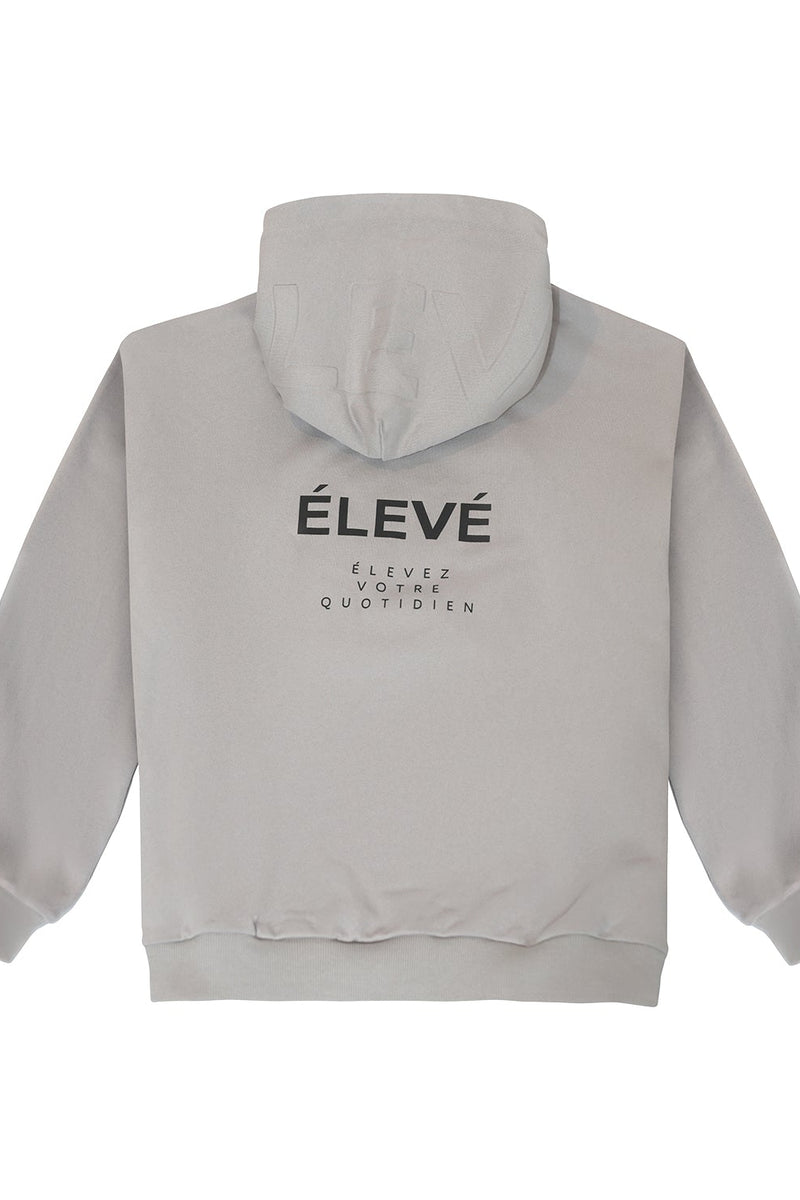 ESSENTIAL SET HOODIE - SILVER MEDAL - Élevé