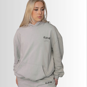 ESSENTIAL SET HOODIE - SILVER MEDAL - Élevé
