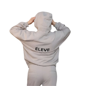 ESSENTIAL SET HOODIE - SILVER MEDAL - Silver Medal Élevé