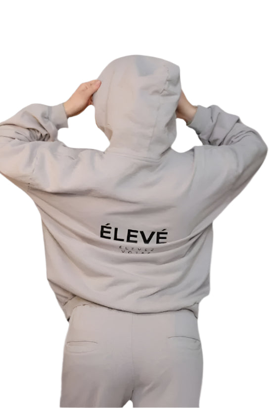 ESSENTIAL SET HOODIE - SILVER MEDAL - Silver Medal Élevé