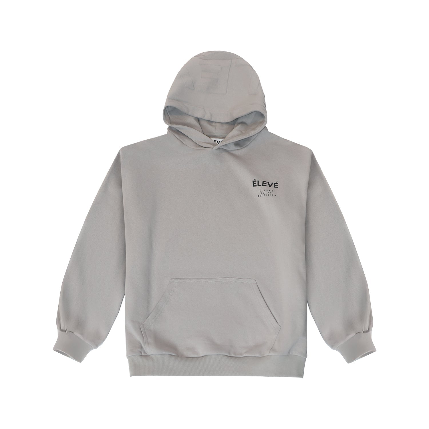 ESSENTIAL SET HOODIE - SILVER MEDAL - Élevé