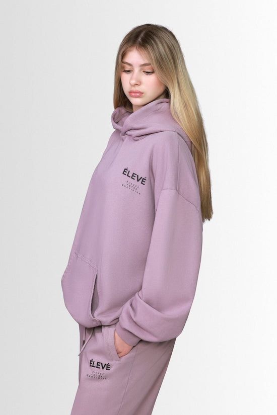 ESSENTIAL SET HOODIE - SOFT SANGRIA - Élevé