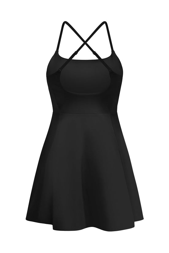 LA CROIX DRESS - NOIR CLASSIC Élevé