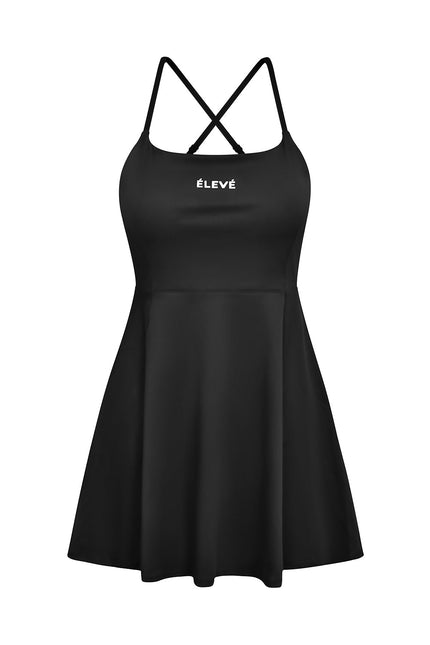 LA CROIX DRESS - NOIR CLASSIC Élevé