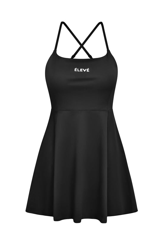 LA CROIX DRESS - NOIR CLASSIC Élevé