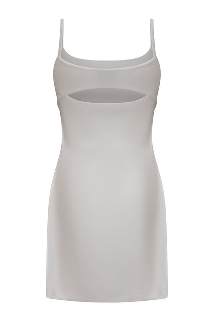LA LUMI DRESS - Blanche (white) Élevé