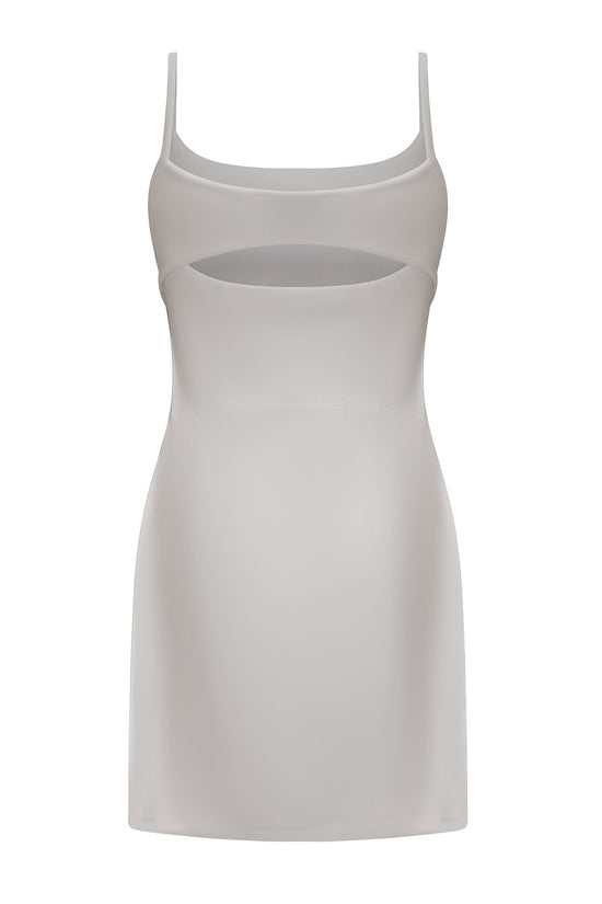 LA LUMI DRESS - Blanche (white) Élevé