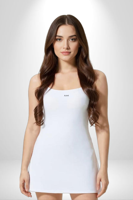 LA LUMI DRESS - Blanche (white) Élevé