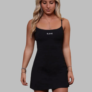 LA LUMI DRESS - Noir (Black) Élevé