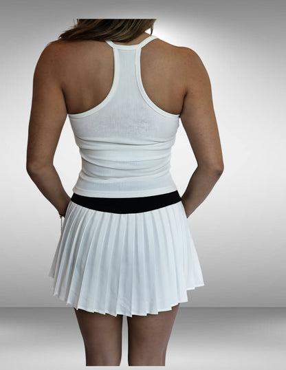 LA PLEATÉ SET SKIRT - Élevé