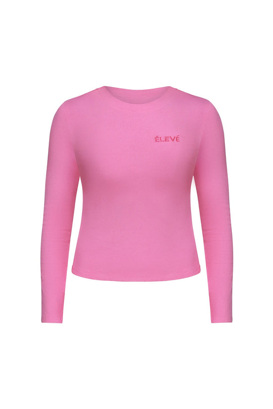 LAYLA LOUNGE LONG - SLEEVE - Dreamy Pink Élevé