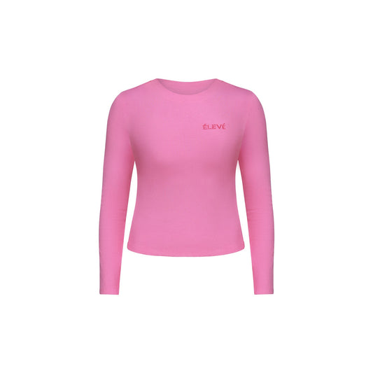 LAYLA LOUNGE LONG - SLEEVE - Dreamy Pink Élevé