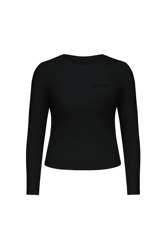 LAYLA LOUNGE LONG - SLEEVE - NOIR Élevé
