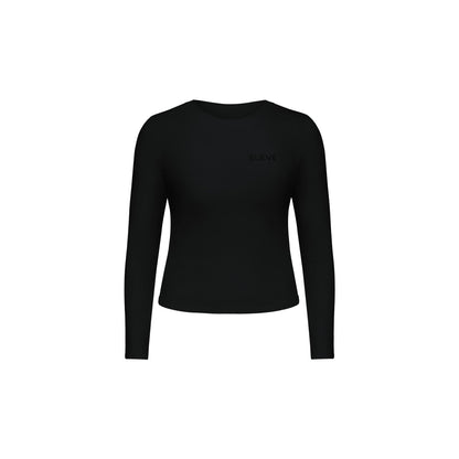 LAYLA LOUNGE LONG - SLEEVE - NOIR Élevé