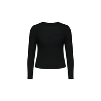 LAYLA LOUNGE LONG - SLEEVE - NOIR Élevé
