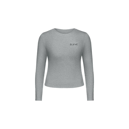 LAYLA LOUNGE LONG - SLEEVE - SILVER HAZE Élevé