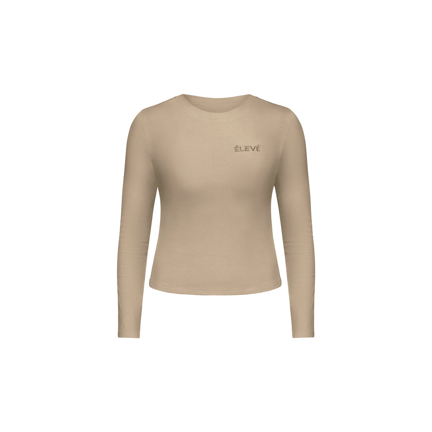 LAYLA LOUNGE LONG - SLEEVE - Oat Milk Élevé