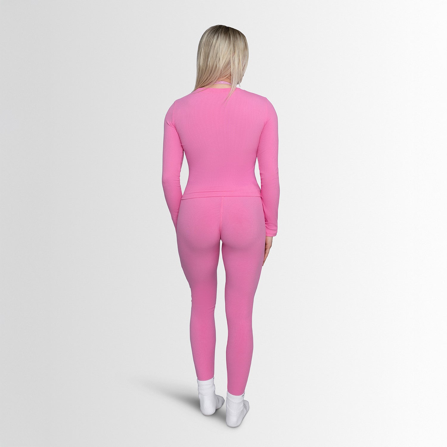 LAYLA LOUNGE LONG - SLEEVE - Dreamy Pink Élevé