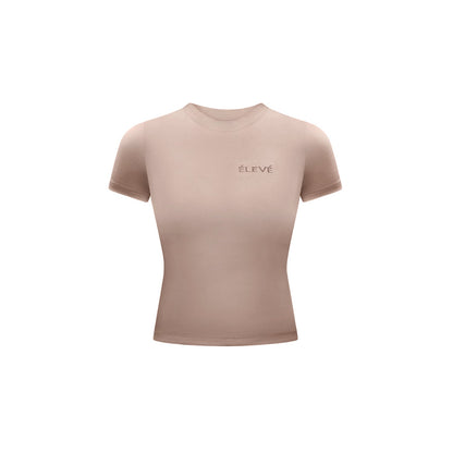 LAYLA LOUNGE SHORT - SLEEVE - Oat Milk Élevé