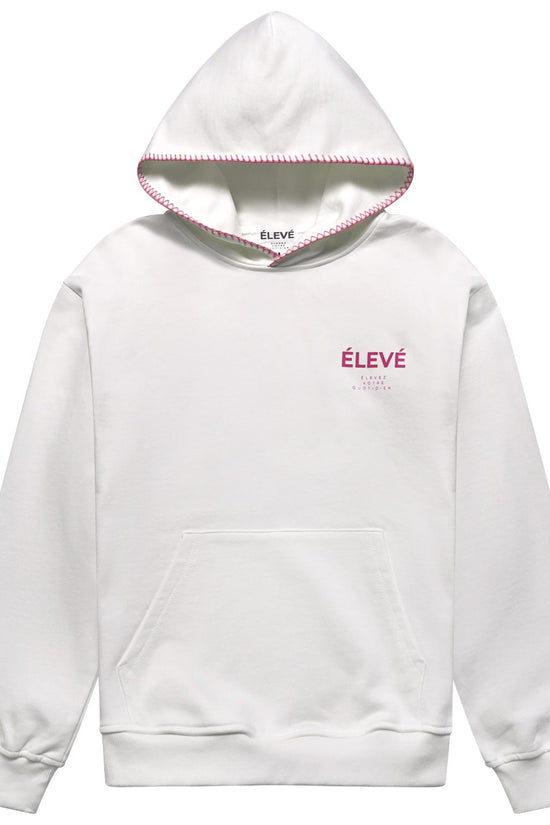 LE POINTÉ NOIR - BLANC-BLUSH PINK Élevé