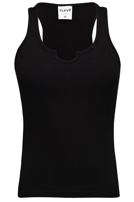 L'ENCOCHE TANK - NOIR Élevé