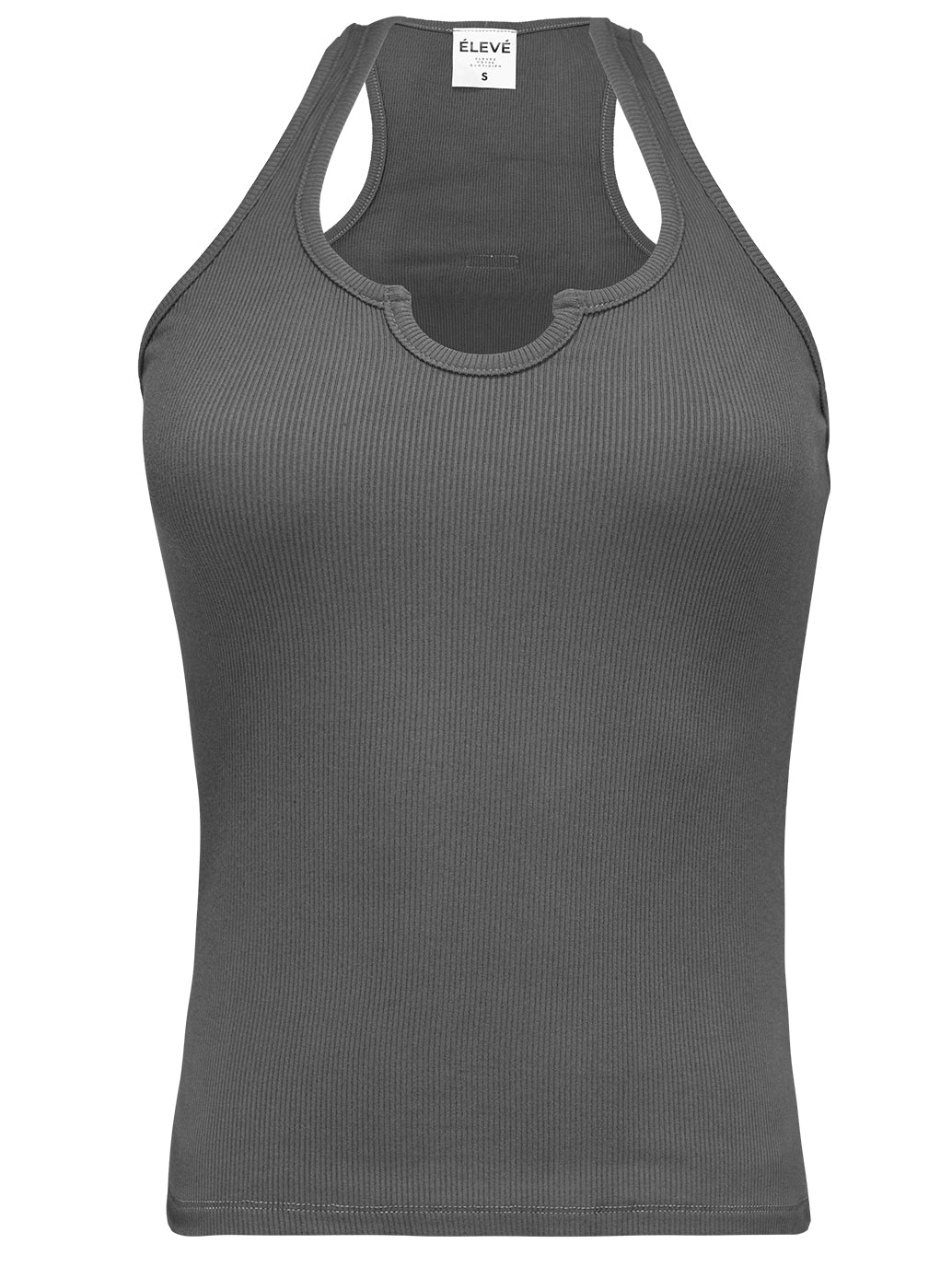 L'ENCOCHE TANK - CHARCOAL Élevé