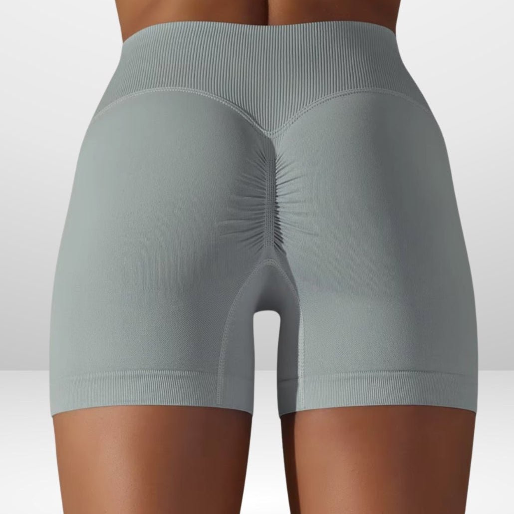 LUMIÈRE SCULPT SHORTS - GRIS Élevé