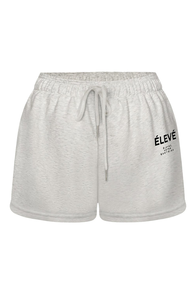 LUXE LOUNGE SHORTS - Lunar Gray Élevé