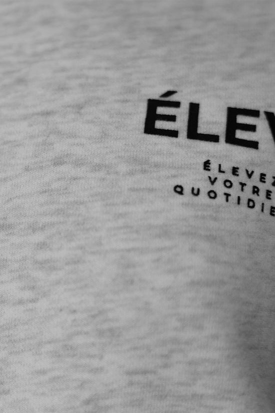 LUXE LOUNGE SWEATSHIRT LUNAR GRAY-Élevé