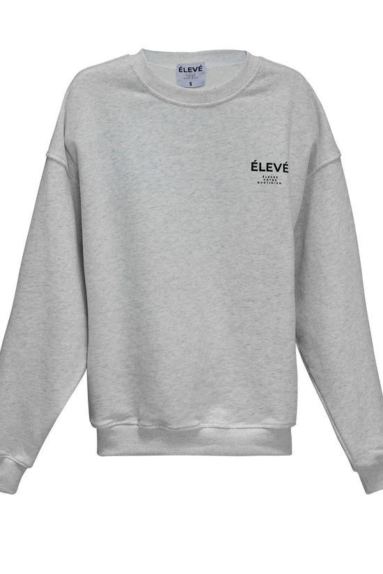 LUXE LOUNGE SWEATSHIRT - Lunar Gray Élevé