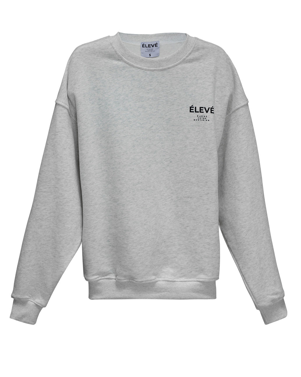 LUXE LOUNGE SWEATSHIRT - Lunar Gray Élevé