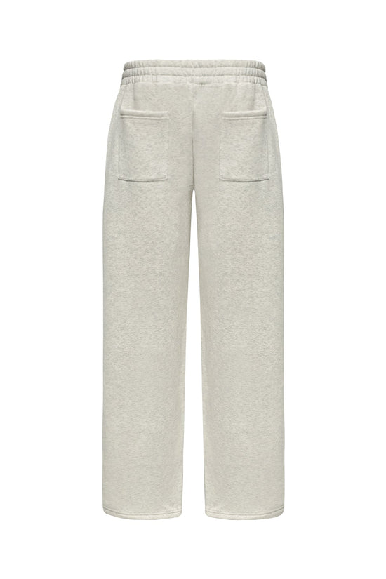 MAISON CLOUD SWEATPANTS - GRIS-BLUSH PINK Élevé