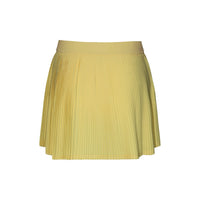 MATCH POINT PLEAT SKIRT - BUTTER GLOW Élevé