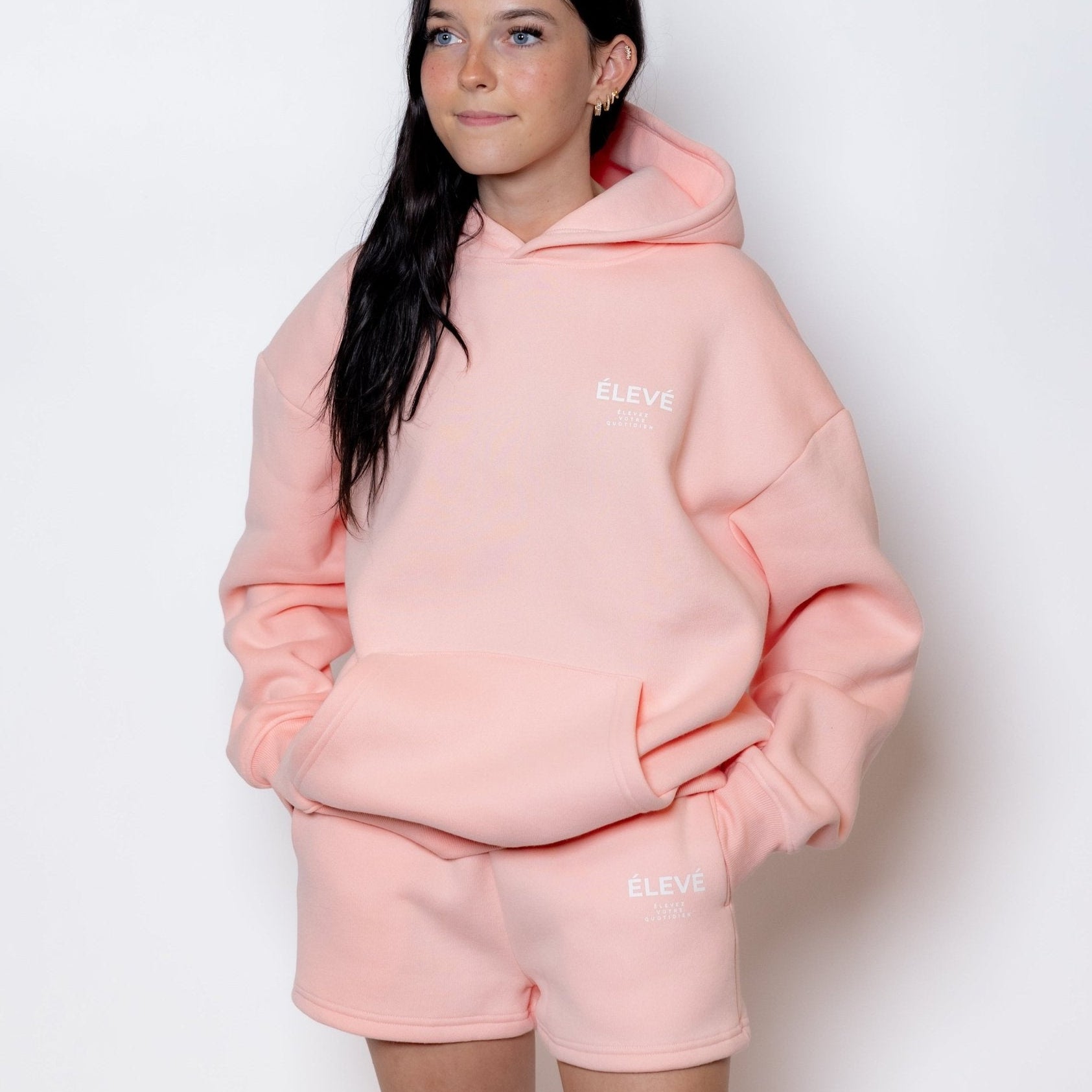 OFF DUTY SHORTS - CORAL CLOUD-Élevé