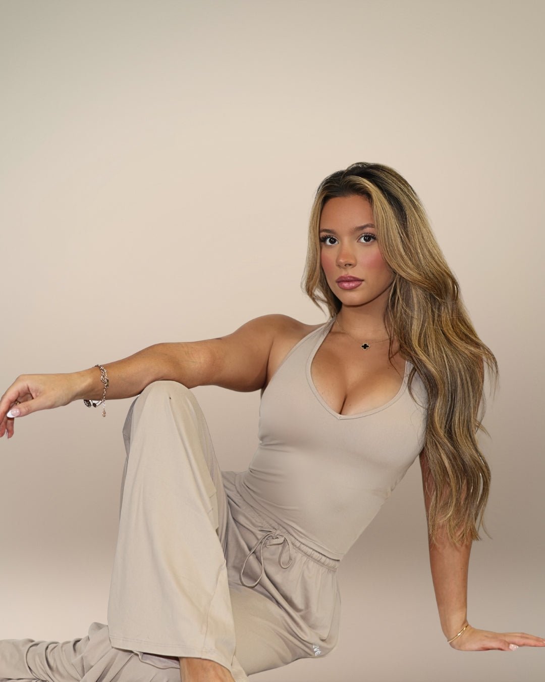 REFORM WIDE-LEG TRACK PANTS-NUDE