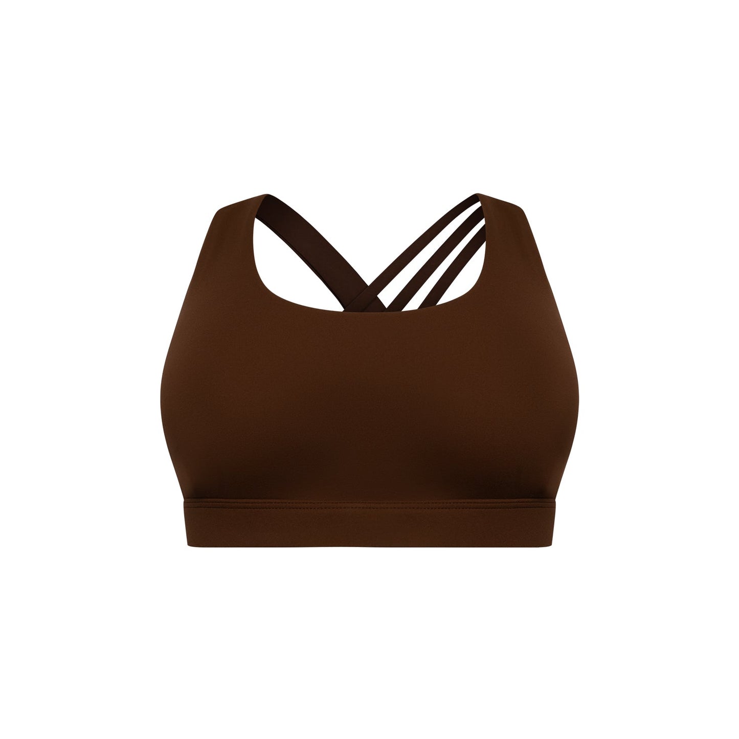 STRATUS SPORTS BRA - Marron Glacé Élevé